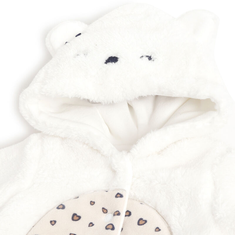 Girls Bronze Applique Front Opening Babysuit image number 2
